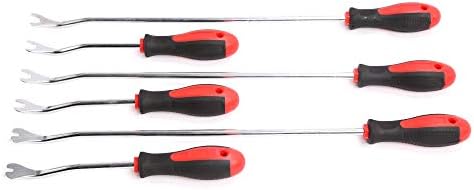 WINTOOLS 6PCS Heavy Duty Car Vehicle Trim Clip Removal Set Upholstery Chrome Car Door Panel - Image 2