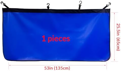 Custom Car Protective Fender Covers Personalized AutomotiveProtective Mat for Repair PU Leather (Blue-one) - Image 2