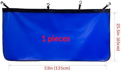 Custom Car Protective Fender Covers Personalized AutomotiveProtective Mat for Repair PU Leather (Blue-one) - Image 2