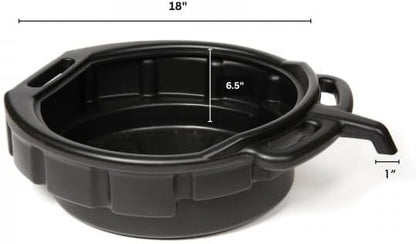 4Galln Oil Drain Pan W/1' - Image 2