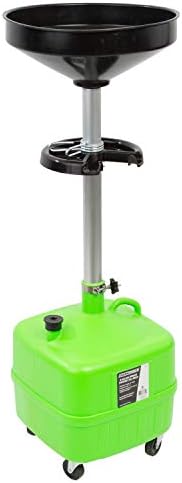 OEMTOOLS 9-Gallon Oil Drain Pan with Adjustable Funnel, Built in Tool Rack by OEMTOOLS