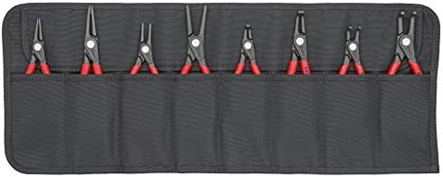 KNIPEX - 00 19 58 V02 Tools - 8 Piece Precision Circlip Pliers Set (001958V02) by Unknown