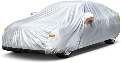 GUNHYI Waterproof 6-Layer Sedan Car Cover,Size A4 (See Size Chart) by GUNHYI