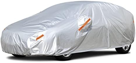 Kayme Hatchback Car Cover Waterproof All Weather (UP to 177 Inch) by kayme