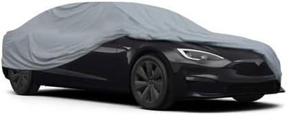 MotorTrend Custom Fit Car Cover for Telsa Model S, All-Weather Protection for Cars Trucks & SUVs, UV Resistant Waterproof Scratch-Resistant, Vehicle Cover for Outdoor & Indoor by MotorTrend