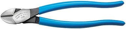 Channellock E338 8-Inch Diagonal Cutting Pliers with Xtreme Leverage Technology (XLT) Requires Less Force to Cut than Other High-Leverage Models | Laser Heat-Treated Cutting Edge for Extended Life | Forged from High Carbon Steel | Made in USA - Image 3