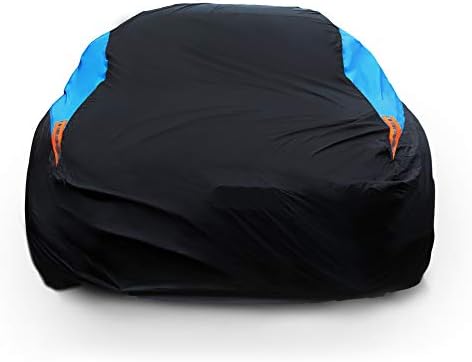 MORNYRAY Waterproof Car Cover All Weather Snowproof UV Protection Windproof Outdoor Full car Cover, Universal Fit for Sedan (Fit Sedan Length 186-193 inch) by MORNYRAY