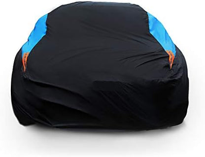 MORNYRAY Waterproof Car Cover All Weather Snowproof UV Protection Windproof Outdoor Full car Cover, Universal Fit for Sedan (Fit Sedan Length 186-193 inch) by MORNYRAY