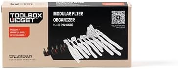 ToolBox Widget Plier Organizer Pro Series 4.0 – Magnetic Plier Holders for Tool Drawer Storage – Modular Toolbox Organizer System for Professional and DIY Mechanics - 1 Pack, 12 Holders - Image 3