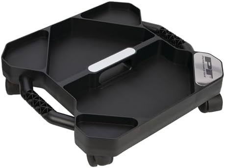 Performance Tool W85032 Tool Creeper Rolling Caddy Tray with 5 Sections for for Mechanic Garage and Workshop Organization, Black, 17.13x15.75x4.75-Inches by PerformanceTool
