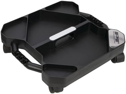 Performance Tool W85032 Tool Creeper Rolling Caddy Tray with 5 Sections for for Mechanic Garage and Workshop Organization, Black, 17.13x15.75x4.75-Inches by PerformanceTool