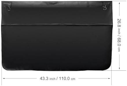 None / Brand Magnetic Fender Cover, Custom Personalized Fender Covers Magnetic Mat Pad with Hooks for Mechanics, Automotive Mechanic Work Mat for Repair PU Leather Protective Car Mat - Image 2