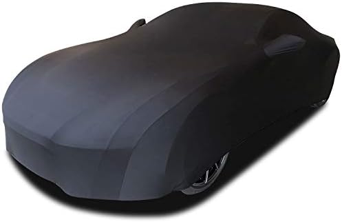 WinPower Indoor Car Cover Stretch Dustproof Protection Full Car Cover for Underground Garage, Car Show, Black by WinPower