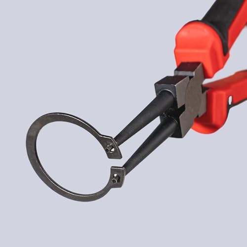 HAUTMEC 5-Piece Snap Ring Pliers Set, 7" Internal/External Circlip Pliers with Straight, 90° Bent & Flag Tip Lock Ring Pliers, Forged CRV Steel, for Automotive & Machinery - Image 3
