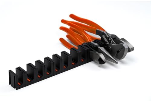 ToolBox Widget Plier Organizer Pro Series 4.0 – Magnetic Plier Holders for Tool Drawer Storage – Modular Toolbox Organizer System for Professional and DIY Mechanics - 1 Pack, 12 Holders by ToolBoxWidget