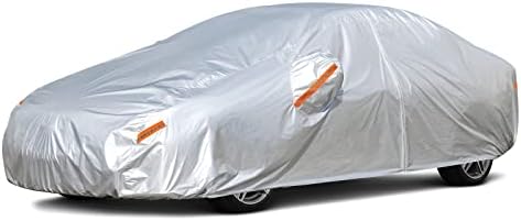 Kayme Sedan Car Cover Waterproof All Weather (186 to 193 Inch) by kayme