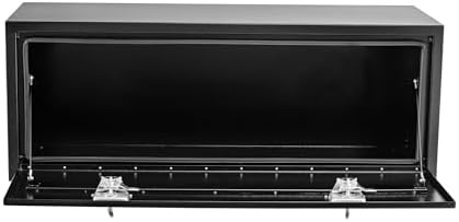 Garvee Black Steel Truck Bed Tool Box, Trailer Tongue Box, Truck Storage Organizer Tool Chest For Truck Bed, RV, Trailer (48"x 18"x 18"-NEW) - Image 6