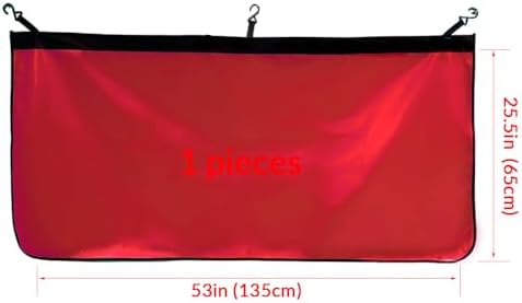 Custom Car Protective Fender Covers Personalized AutomotiveProtective Mat for Repair PU Leather (Red-one) - Image 2