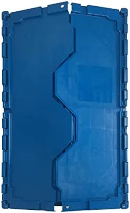 Storage Plastic Tote Crate, 27"x16.9"x12.5", 5 Pack - Image 3