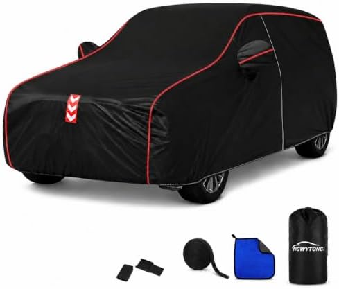SUV Car Cover Waterproof All Weather, 8-Point Fastening, Fits 181-190 in by Unknown