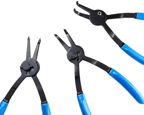 8MILELAKE 12pcs Snap Ring Plier Set Internal/External Retaining Ring Pliers - Image 3