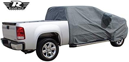 RAMPAGE PRODUCTS Truck Cover for Extended Cab Pickups | 4-Layer, Easy Fit, Polypropylene, Grey | 1321 | Fits Extended Cab PickUps - Image 3