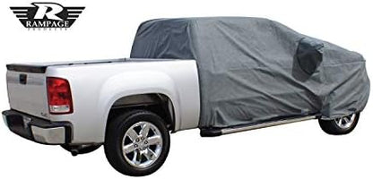 RAMPAGE PRODUCTS Truck Cover for Extended Cab Pickups | 4-Layer, Easy Fit, Polypropylene, Grey | 1321 | Fits Extended Cab PickUps - Image 3