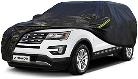 KouKou Waterproof SUV Car Cover All Weather, Fits 191-201 inch by focusonqualityservicehear