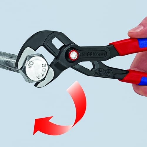 KNIPEX - 87 22 250 SBA Tools - Cobra QuickSet Pump Pliers, Multi-Component (8722250SBA) - Image 5