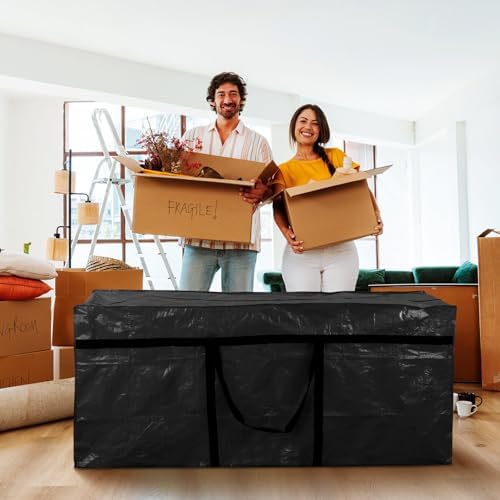 Windyun 4 Pcs 195 Gallon Extra Large Moving Bags XXL Heavy Duty Storage Bag - Image 6