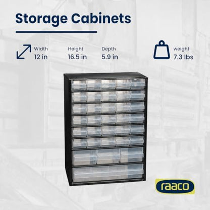 Raaco Steel Storage Cabinet, Standard 34-Drawer (C9-34) - Nuts & Bolts - Image 6