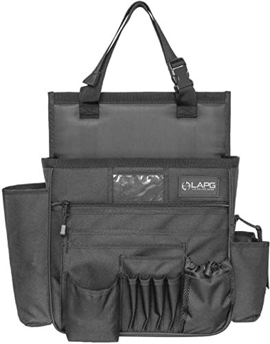 LA Police Gear Patrol Car/Truck Seat Gear Organizer Bag, Durable Tactical Portable Front Seat Squad Car Duty Gear Organizer by LAPoliceGear