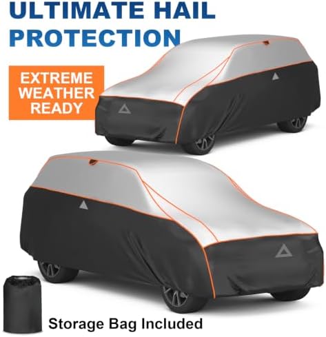 Favoto Hail Protector Car Cover Waterproof Heavy Duty Padded Car Cover - Image 7