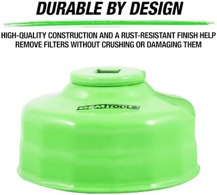 OEMTOOLS 87142 65mm 14 Flute Oil Filter Wrench, Economy Car Oil Filter Remover, Prevents Slippage and Stripping, 3/8 Inch Drive - Image 6