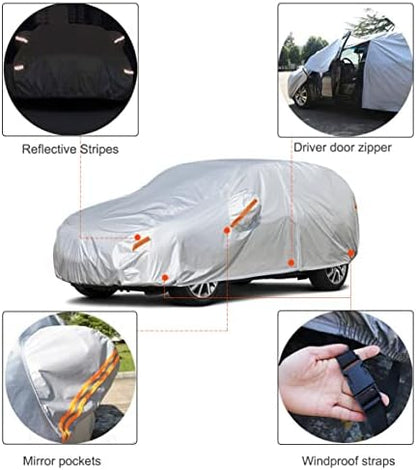 Kayme SUV Car Cover Waterproof All Weather (191 to 200 Inch) - Image 3
