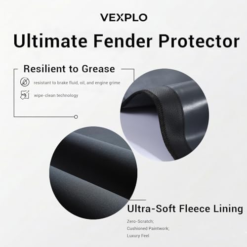 VEXPLO 3 Pcs Car Fender Protector, Magnetic Fender Covers for Mechanics - Image 3