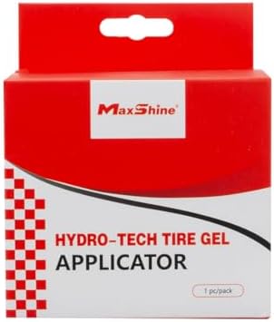 Maxshine Hydro-Tech Tire Foam Applicator Pad Waxing Sponge for Car Detailing, Black & Red (12 Pack) - Image 6