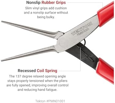TEKTON Mini Pliers Set with Roll, 8-Piece | PMN99910 - Image 3
