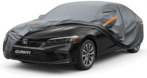 GUNHYI 16 Layers Hatchback Car Cover Waterproof All Weather Heavy Duty by GUNHYI
