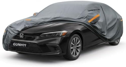 GUNHYI 16 Layers Hatchback Car Cover Waterproof All Weather Heavy Duty by GUNHYI