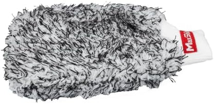 Maxshine Universal Black & White Microfiber Wash Mitt – Premium Scratch-Free, Lint-Free Mitt for Washing Cars, Trucks & Motorcycles – Reusable Auto Detailing Accessory (Pack of 2) - Image 5