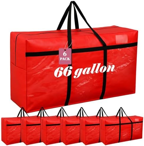 4 Pcs 66 Gallon Extra Large Moving Bags Heavy Duty Storage Bag by Clysee