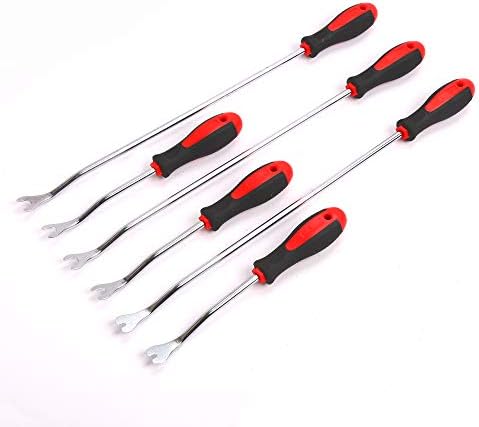 WINTOOLS 6PCS Heavy Duty Car Vehicle Trim Clip Removal Set Upholstery Chrome Car Door Panel by WINTOOLS