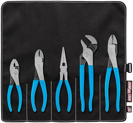 Channellock Tool Roll - 1 Technician's Plier Set with Tool Roll, 5-Piece by Channellock