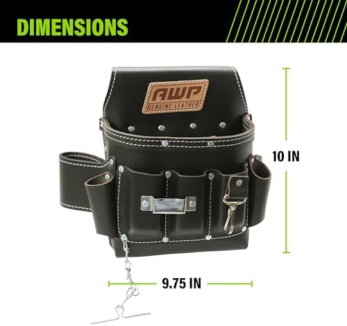 AWP Tool Pouch, Electrician Tool Pouch, Premium, Professional Multi-Pocket Organizer - Image 3