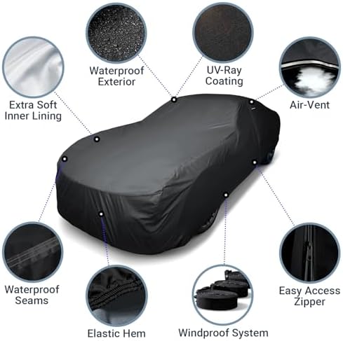 iCarCover Waterproof Car Cover for 1950-1952 Studebaker Convertible - Image 4