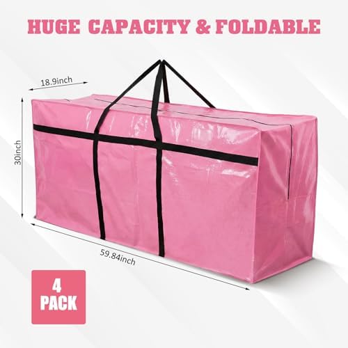4 Pcs 149 Gallon Extra Large Moving Bags Heavy Duty Storage Bag - Image 2