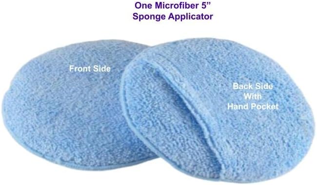 Leather CPR Microfiber Applicator Sponge, Round Lint-Free Pad - Image 4