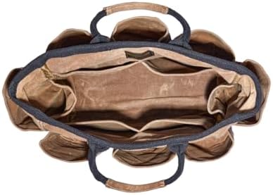 Readywares Supply Bag | 14" Waxed Canvas Gardening Tool Tote with Pockets - Image 4
