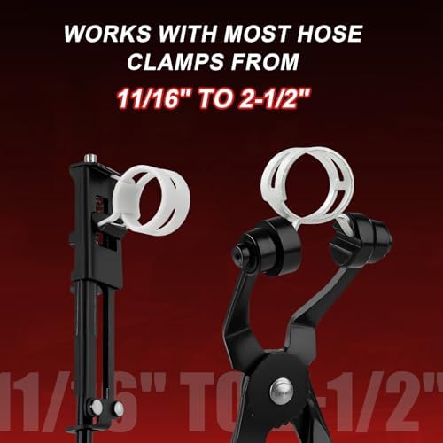18PCS Hose Clamp Pliers, Hose Clamp Removal Tool Kit with Long Reach & Flexible Wire Tools for Fuel, Oil, Coolant, Radiator Hoses and Electrical Disconnect - Image 3
